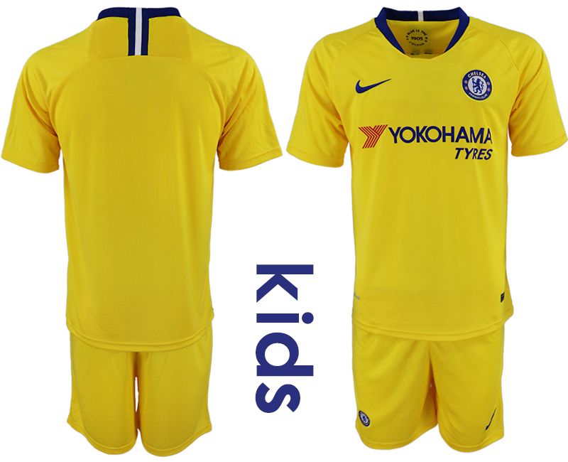 2018_2019 Club Chelsea away Youth soccer jerseys->youth soccer jersey->Youth Jersey